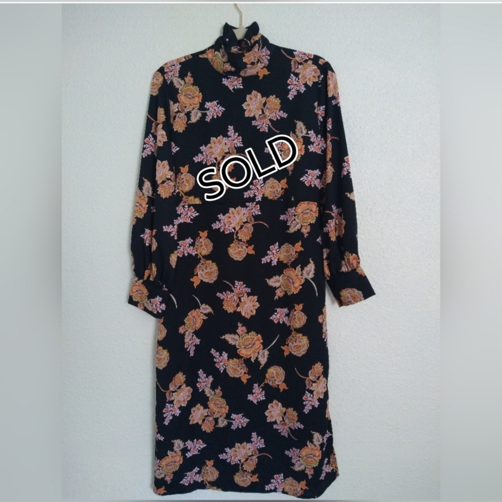 Black Floral Dress